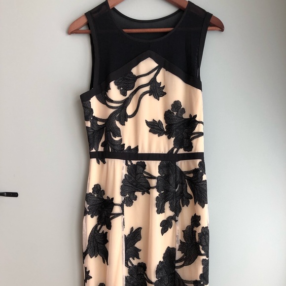 Anthropologie black and tan sheath dress - Picture 2 of 4